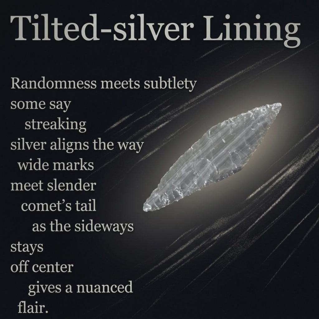 Story in Obsidian: Tilted-silver Lining