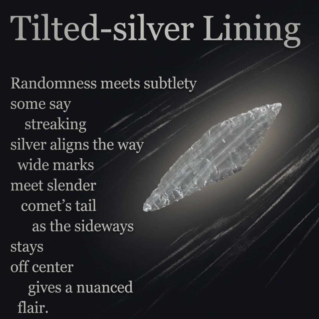 Story in Obsidian: Tilted-silver Lining