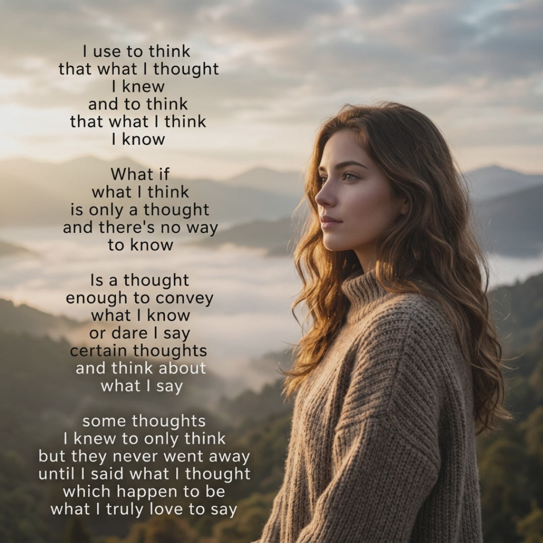Just A Thought - Digital Track & Poem